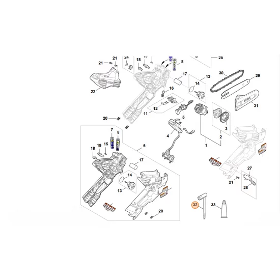 STIHL  Klucz wielofunkcyjny GA04 890 3400